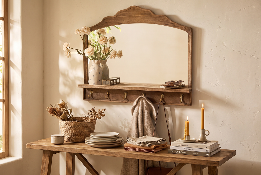A skillet served at the table on a trivet