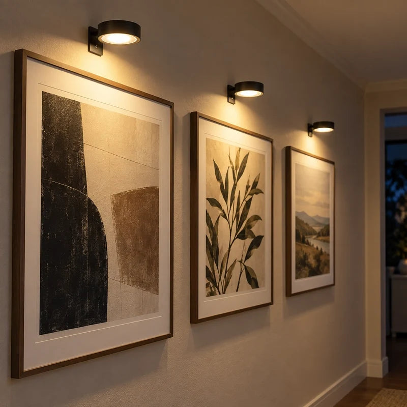 Orla Cordless Round Art Spotlight