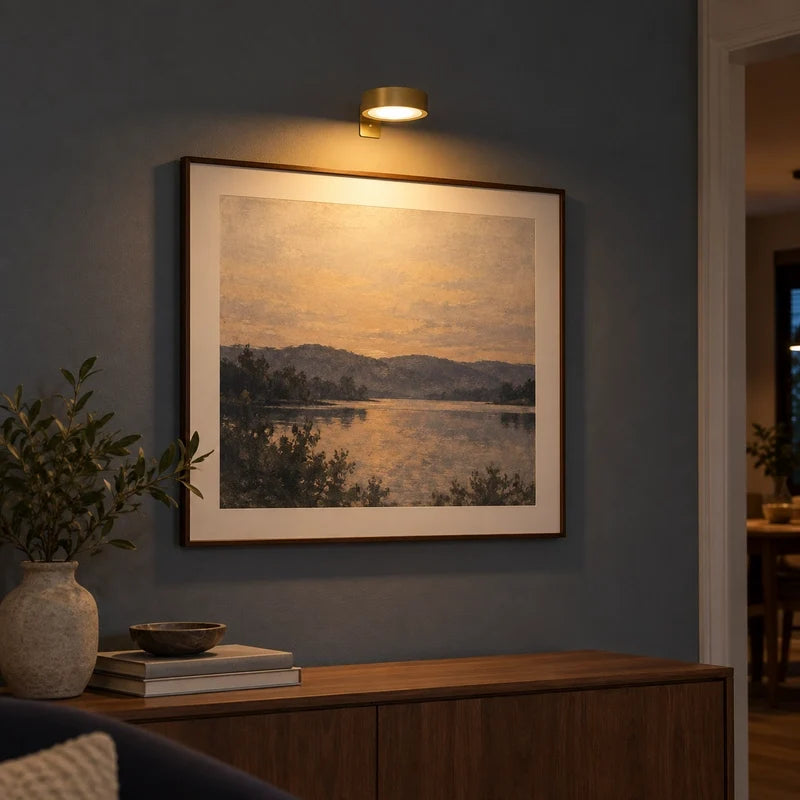 Orla Cordless Round Art Spotlight