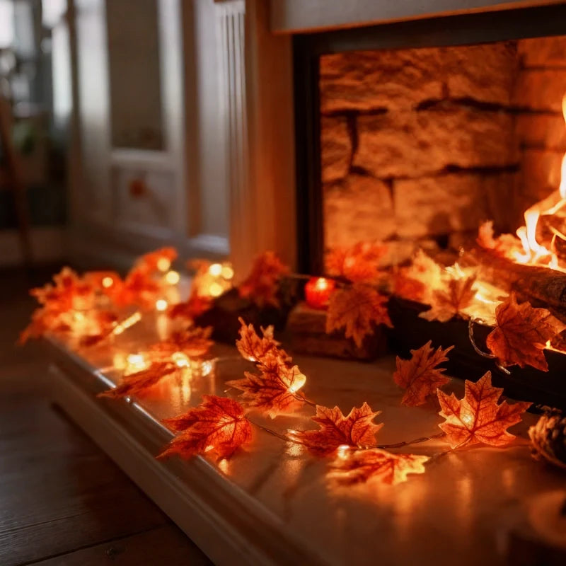 Laurel Botanical LED Garland