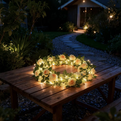 Laurel Botanical LED Garland
