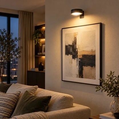 Orla Cordless Round Art Spotlight