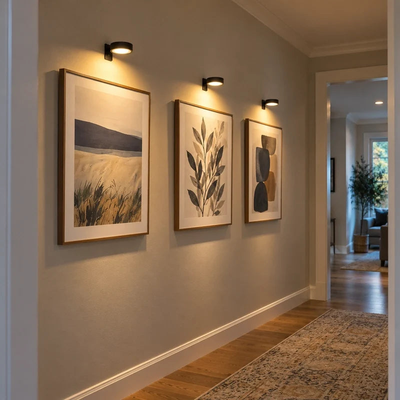 Orla Cordless Round Art Spotlight