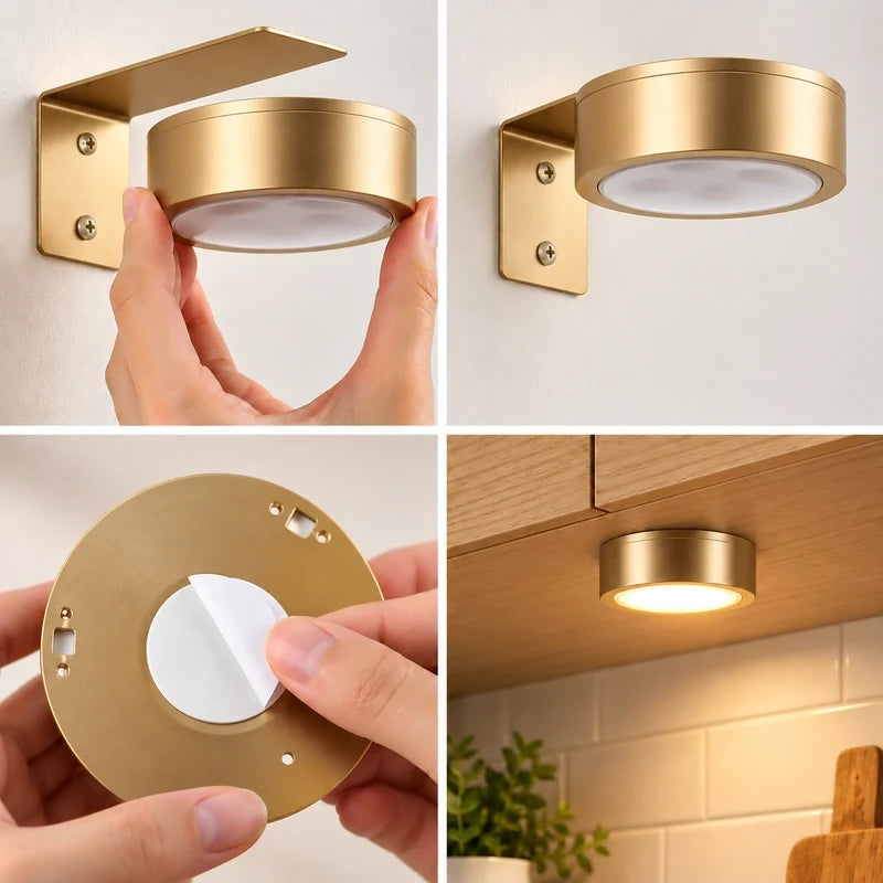 Orla Cordless Round Art Spotlight