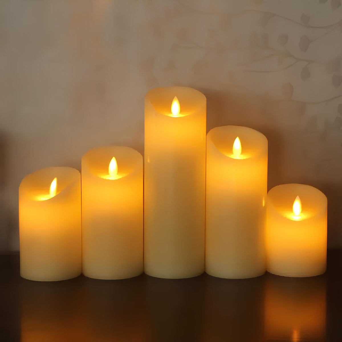 Wynn Flameless LED Pillar Candles