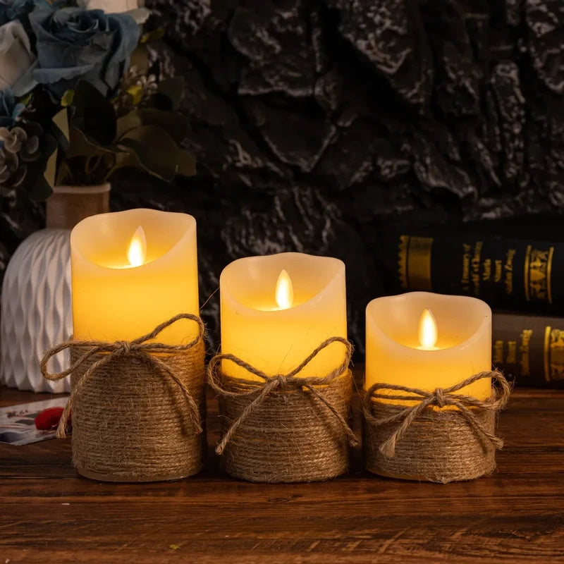 Wynn Flameless LED Pillar Candles