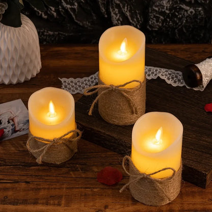 Wynn Flameless LED Pillar Candles