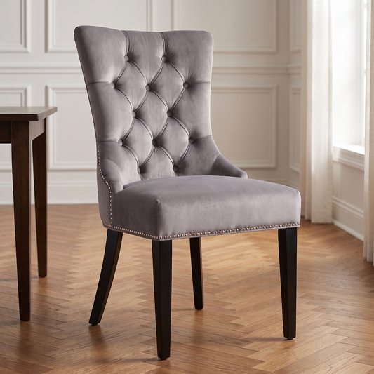 Cavalli Dining Chair with Wood Legs