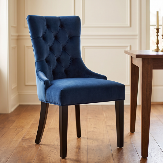 Roberto Dining Chair with Wood Legs