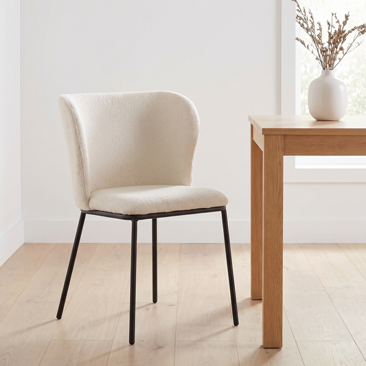 Clara Boucle Dining Chair