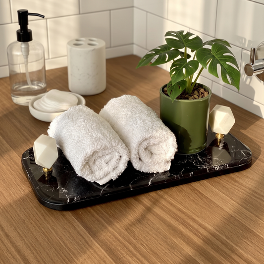 Melora Napkin Tray Black