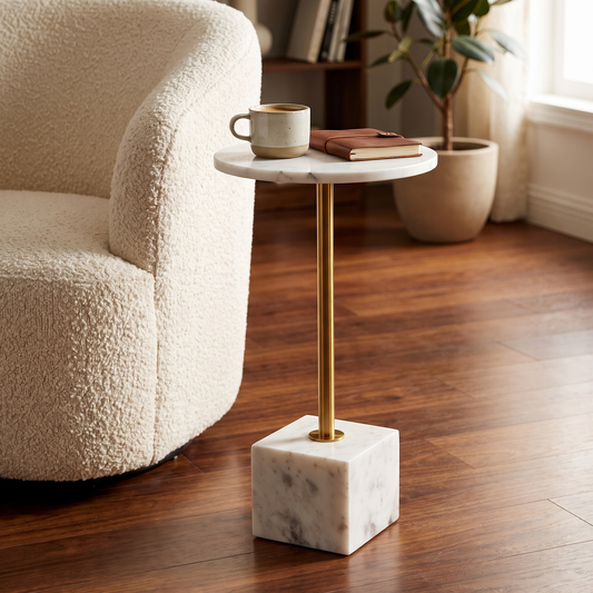 Aurum Marble Drink Table