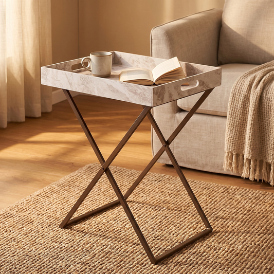 Indo Latte Butler Tray Table