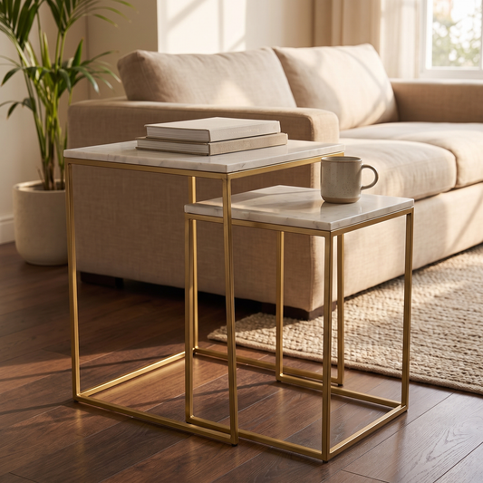 Oxford Square Nesting Tables Set of 2