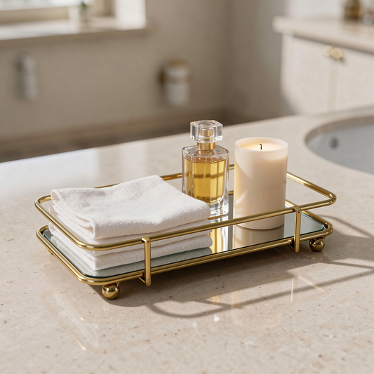 Milan Napkin Mirror Tray